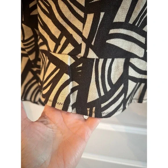 Carole Little 100% Linen Blazer Jacket Classic Career Women's size M - Picture 5 of 8